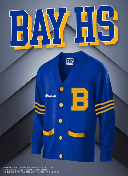 Bay High School (CARDIGAN) – Graduate Services MS-TN Letter Jackets