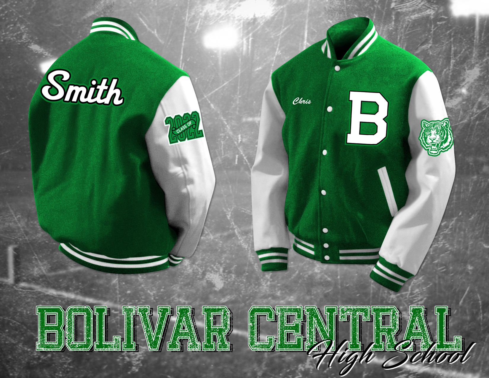 Central high sales school letterman jackets